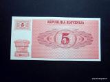 Slovenia 5 Tolarjev 1990 SPECIMEN! kuvan seteli tai vastaava