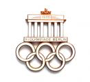 Olympia 1936 Berliini Kuvan emaloitu olympiamerkki