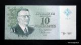 10 Markkaa 1963 Litt.A no Y8147229 Hetemki-Tammivuori, 8,00 EUR