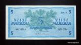 5 Markkaa 1963 Litt.A no K6392706 Alenius-Luukka, 2,80 EUR