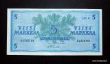 5 Markkaa 1963 Litt.A no K6392705 Alenius-Luukka, 3,20 EUR