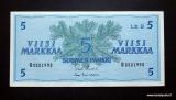 5 Markkaa 1963 Litt.B no D8221992 Uusivirta-Lindblom, 2,50 EUR
