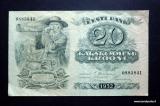 Viro 20 krooni 1932 no 0885841, 22,80 EUR