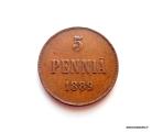 5 Penni 1889 Kuvan kolikko