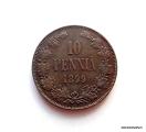 10 Penni 1899 Kuvan kolikko