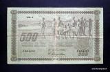 500 Markkaa 1922 Litt.C Tyyppi III no J284596 Jutila-Carpela, 48,00 EUR