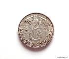 Saksa 2 Markkaa 1937 A Hopea (Natsitunnuksin), 9,00 EUR
