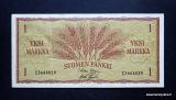 1 Markka 1963 no C3666029 Waris-Aspelund kl.4