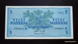5 Markkaa 1963 Litt.A Thti no F0268355* Koivisto-Koivikko, 8,00 EUR