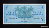 5 Markkaa 1963 Litt.A Thti no B0057869* Uusivirta-Koivikko, 4,50 EUR