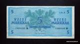 5 Markkaa 1963 Litt.A Thti no F0264162* Karjalainen-Lindblo, 2,50 EUR