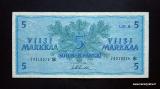 5 Markkaa 1963 Litt.A Thti no F0218376* Hetemki-Luukka, 2,50 EUR