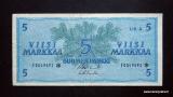 5 Markkaa 1963 Litt.A Thti no F0249691* Koivisto-Luukka, 2,50 EUR