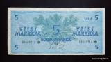 5 Markkaa 1963 Litt.A Thti no D0125718* Kullberg-Luukka, 3,50 EUR