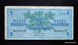 5 Markkaa 1963 Litt.B Thti, no B0216512* Kullberg-Koivikko, 2,50 EUR