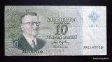10 Markkaa 1963 Litt.A THTI no A1100772* Karjalainen-Koivi, 4,00 EUR