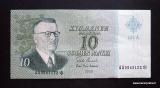 10 Markkaa 1963 Litt.A THTI no A0862122* Uusivirta-Lindblo, 5,00 EUR