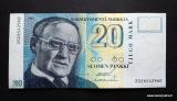 20 Markkaa 1993 ilman Litt. no 2026542960 Ollila-Heinonen, 3,98 EUR