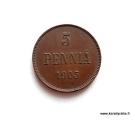 5 Penni 1905 Kuvan kolikko