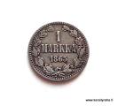 1 Markka 1865 Kuvan kolikko
