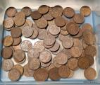 10 penni malli 1919-40 Cu pussi 100 kpl , 9,80 EUR
