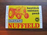TT Etiketti Nuffield traktori Kesko