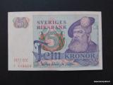 Ruotsi 5 Kr 1977 BX kuvan seteli