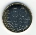 50 Penni 1991 CuNi kl.7