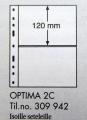 Leuchtturm OPTIMA O2C-sivu 10 kpl pakkaus Kirkas 2-osainen sivu (2x120X180 mm)