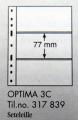 Leuchtturm OPTIMA O3C-sivu 10 kpl pakkaus Kirkas 3-osainen sivu (3x77X180 mm)