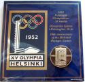 PIKAPOISTO Helsinki Olympia 1952-2002 Soihtuviesti Mitali, 9,80 EUR