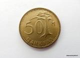 50 Markkaa 1958 kuvan kolikko
