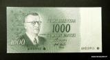 1000 Markkaa 1955 Thti no A0212911* Simonen-Aspelund kl.7