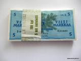5 Markkaa 1963 Litt.B no Z1018XXX PAKKASILE! Seteli 1 KPL suoraan avatusta pakasta!