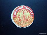 Tornion tummaa I olutta TORNION PORTTERI JA OLUTTEHDAS OY Kuvan juomaetiketti