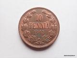 10 Penniä 1915 kuvan kolikko Leimakiiltoinen keräilyraha 9,15€