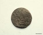 Ruotsi 1 öre 1669 Hopea kuvan kolikko Carl XI  silver coin 48,00€