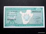 Burundi 10 Francs 1991 Kuvan seteli (tai vastaava)