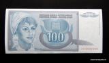 Jugoslavia 100 Dinara 1992 Kuvan seteli (tai vastaava)