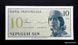 Indonesia 10 sen 1964 Kuvan seteli (tai vastaava)