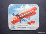 Oka ilmailun historia Amer. hävittäjä Curtiss Pusher 1910 Keräilykuva Oka kahvin keräilykuva Ilmailun historia 2,50€
