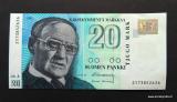 20 Markkaa 1993 Litt.A no 2173582636 Louekoski-Koivikko kl.8