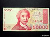 Kroatia 50 000 Dinaaria 1993 Kuvan seteli (tai vastaava)
