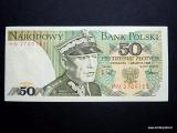 Puola 50 Zloty 1988 Kuvan seteli (tai vastaava)
