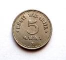 Viro/Eesti 5 Marka 1922 Nikkeli Kuvan kolikko