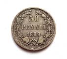 50 Penniä 1889 Kuvan kolikko