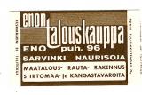 TT Etiketti Enon Talouskauppa Tummanruskea Porin