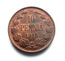 10 Penni 1915 Kuvan kolikko