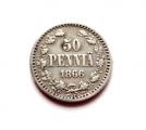 50 Penni 1866 Kuvan kolikko
