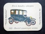 Turun Ravinto Oy Ford kautta aikojen 1915 Ford-5 passenger s Kahvipakettikuva